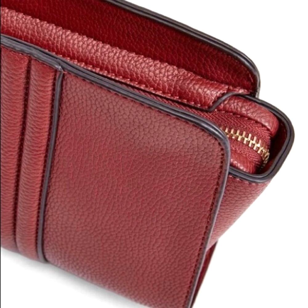 NWT JustFab Martock Crossbody Bag Faux Leather Mini Purse Gold Hardware - Picture 12 of 16